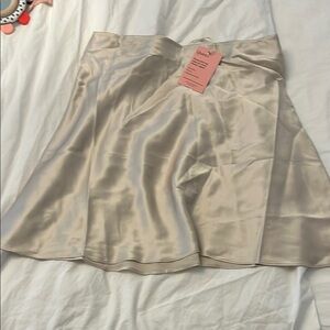 100% Washable Silk Mini Skirt